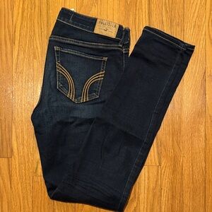 Hollister Women's Dark Indigo Skinny Jeans